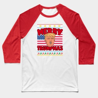 Donald Trump Christmas Baseball T-Shirt